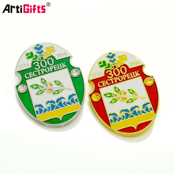 Free Sample Promotion Custom Blank Cheap Hard Enamel Metal Pin Magnet